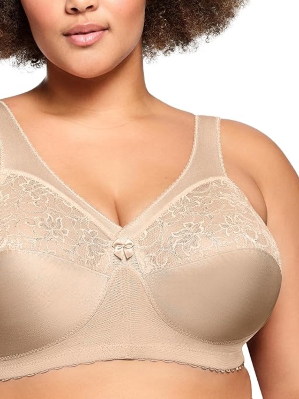 NWT 54B  Glamorise Full Figure Plus Size MagicLift Original Support Bra Wirefree